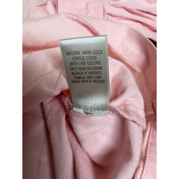 C.J. Banks Pink Stretch Cotton Jacket With Snap Closures - Picture 6 of 6